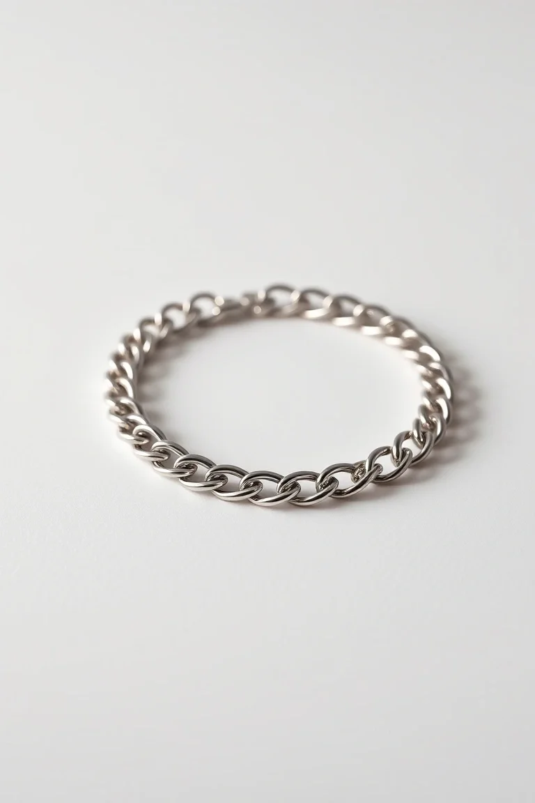 Sterling Silver Curb Chain 20 In.