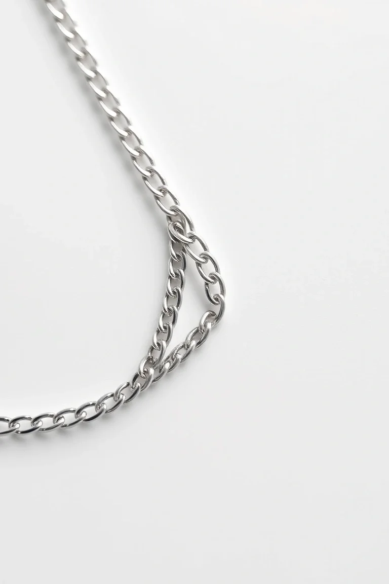 Sterling Silver Curb Chain 20 In.