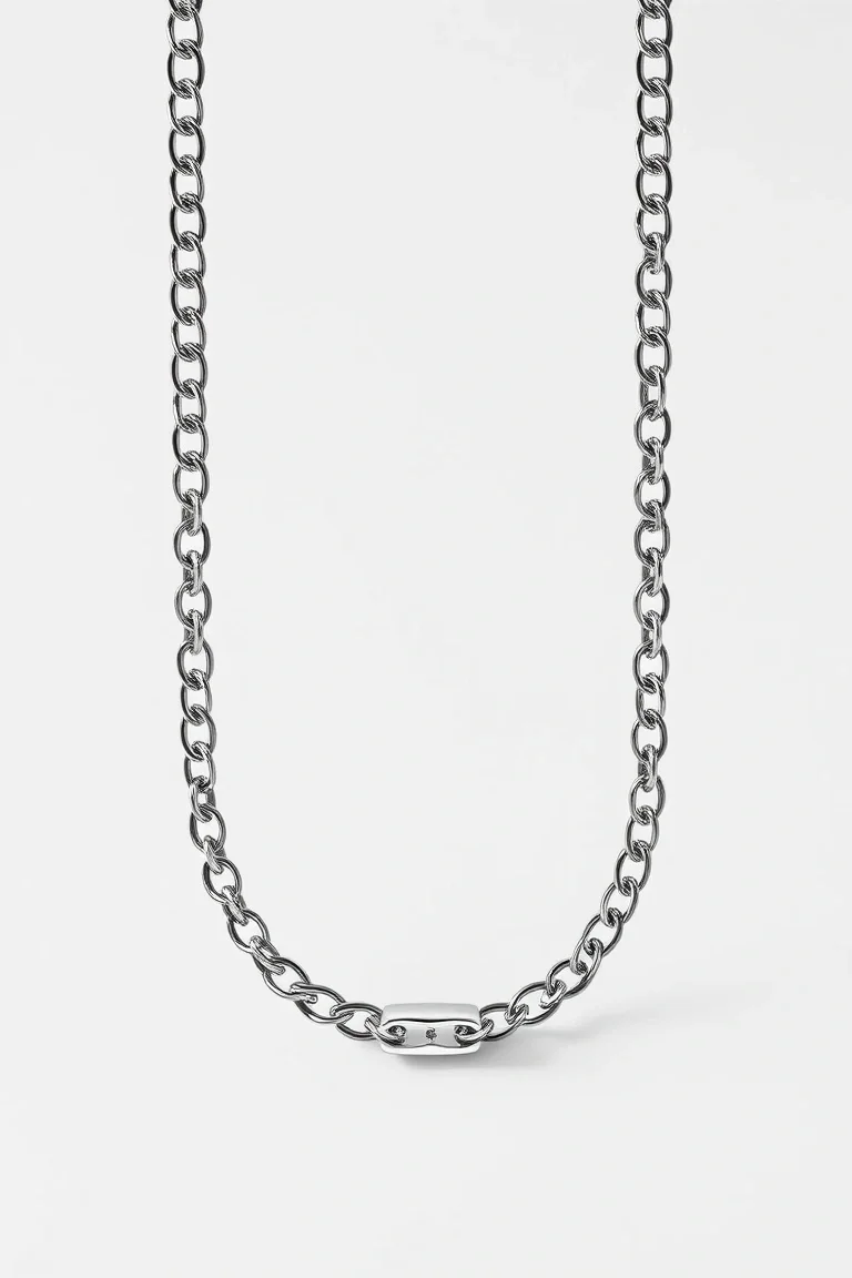 Sterling Silver Curb Chain 20 In.