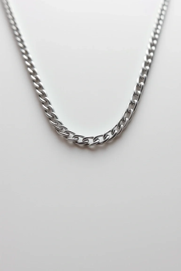 Sterling Silver Curb Chain 20 In.