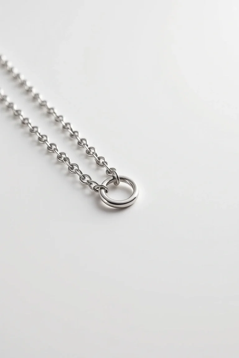 Sterling Silver Curb Chain 22 In.