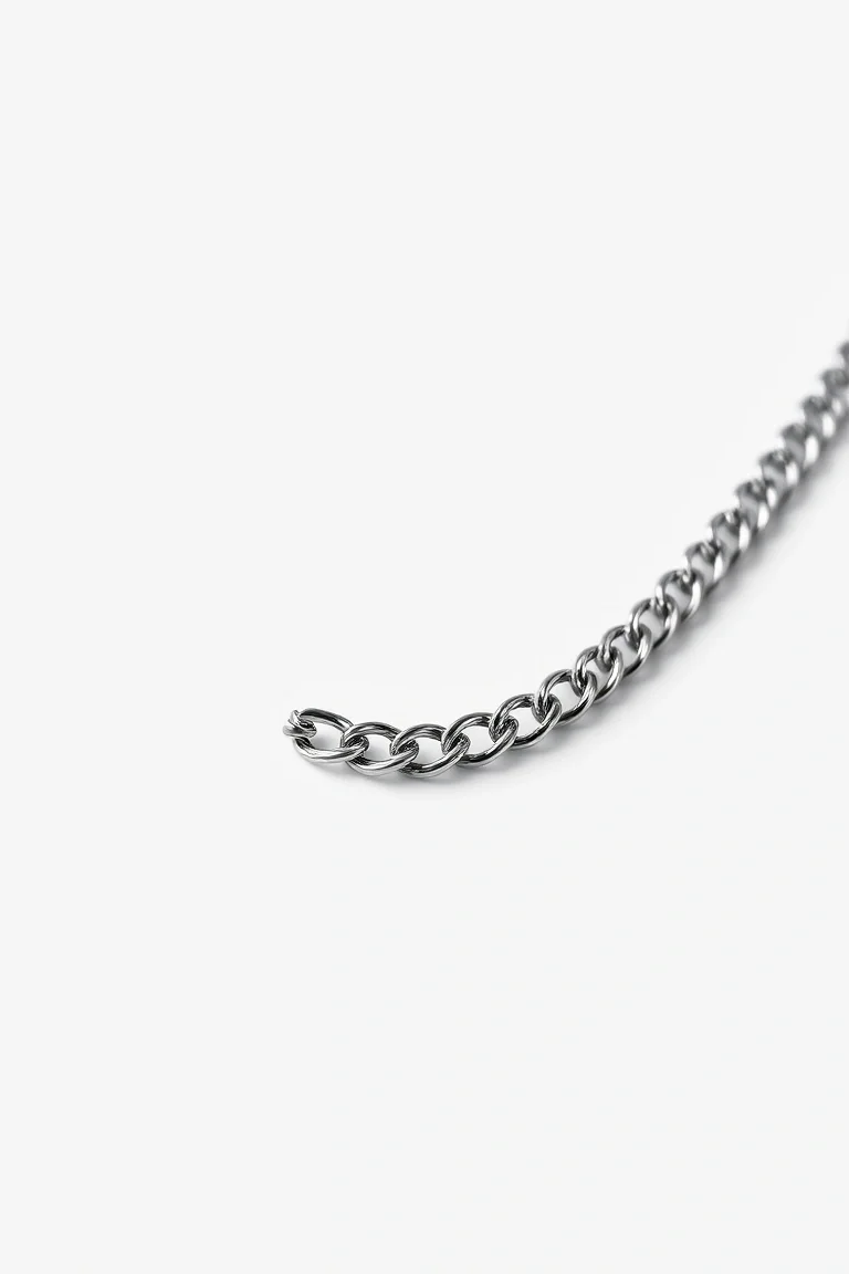 Sterling Silver Curb Chain 8 In.