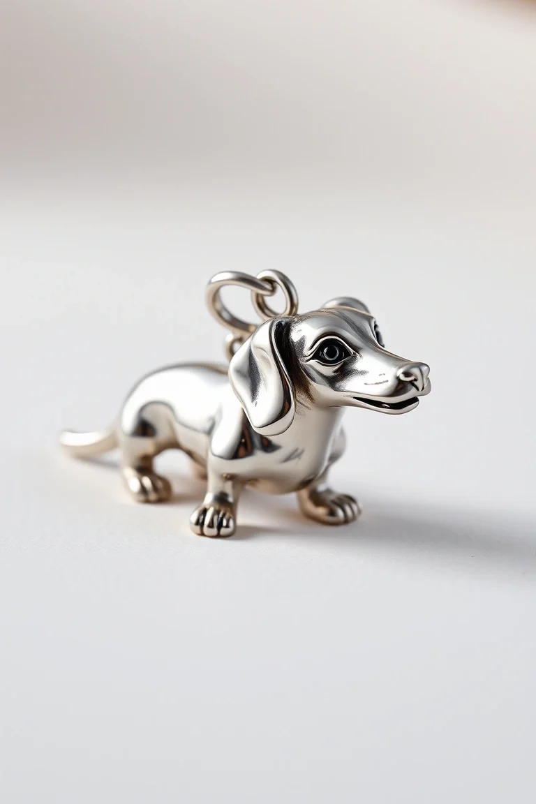 Sterling Silver Dachshund