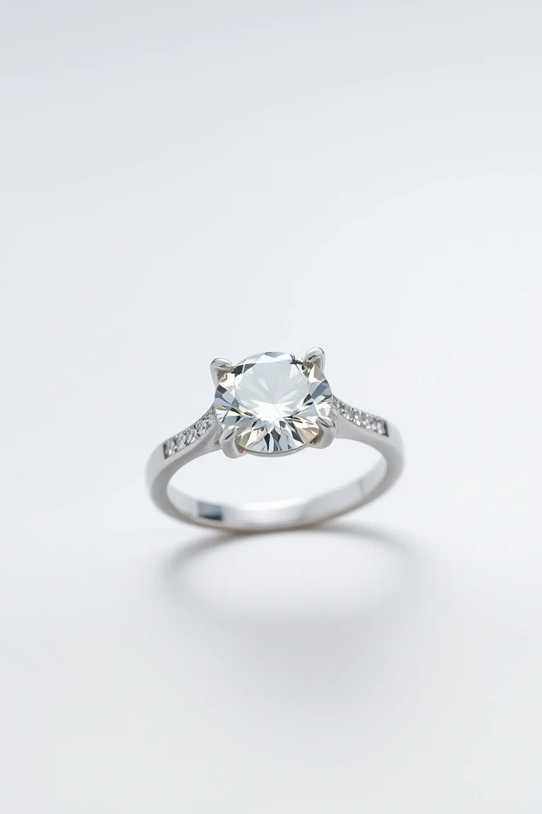 Sterling Silver Diamond Cut Ring