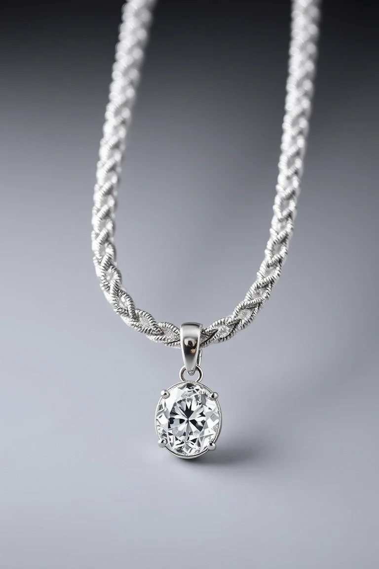 Sterling Silver Diamond Cut Rope 30 In.