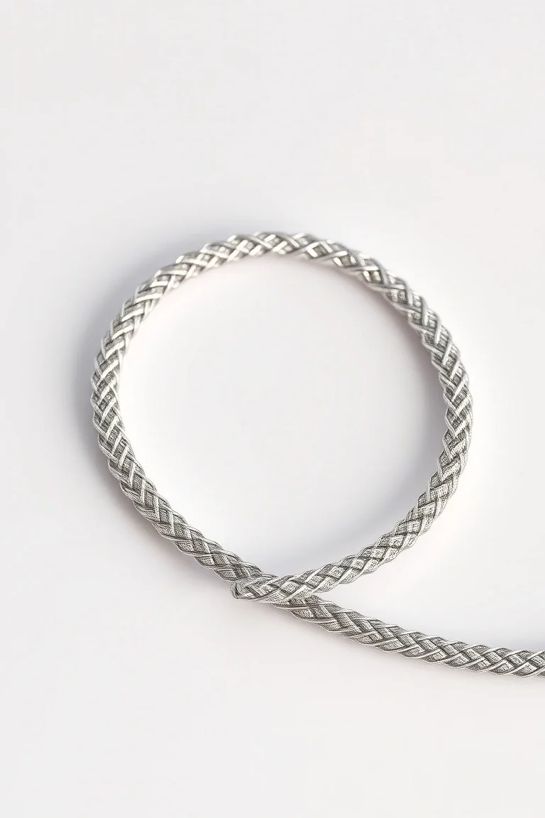 Sterling Silver Diamond Cut Rope 30 In.