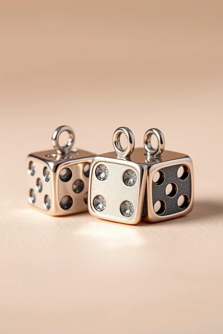 Sterling Silver Dice