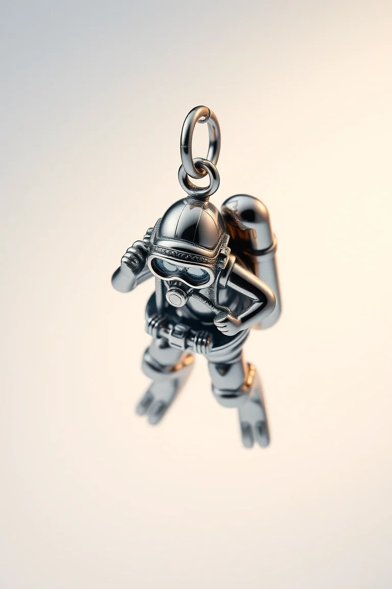 Sterling Silver Diver