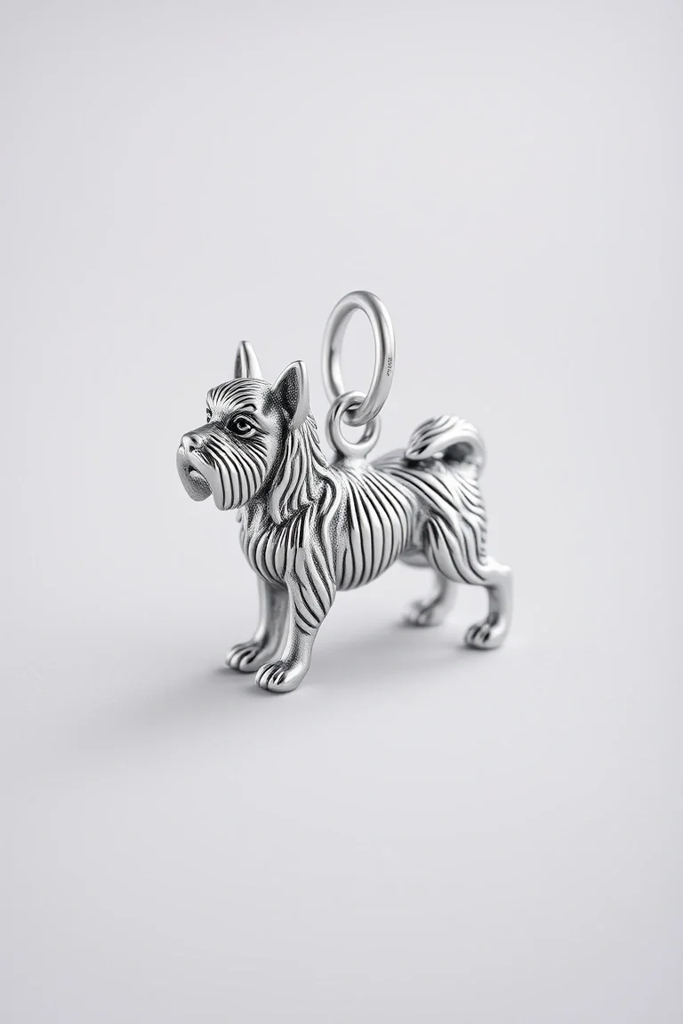 Sterling Silver Dog