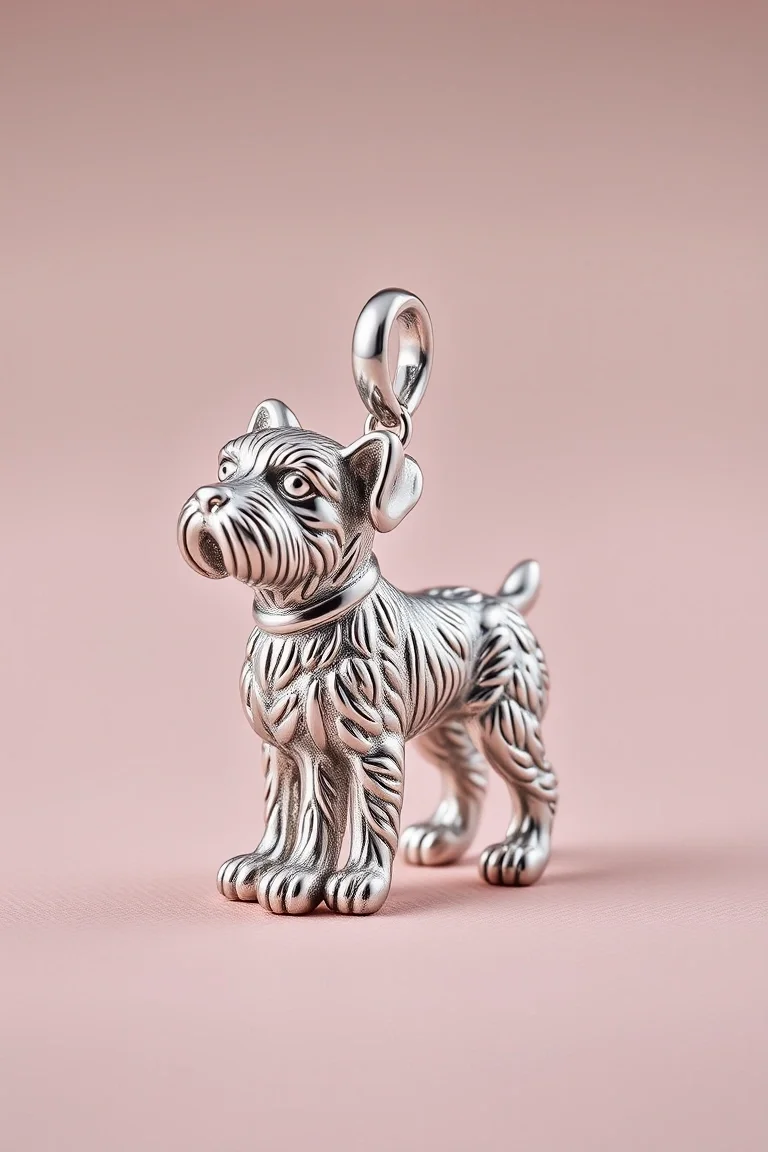 Sterling Silver Dog
