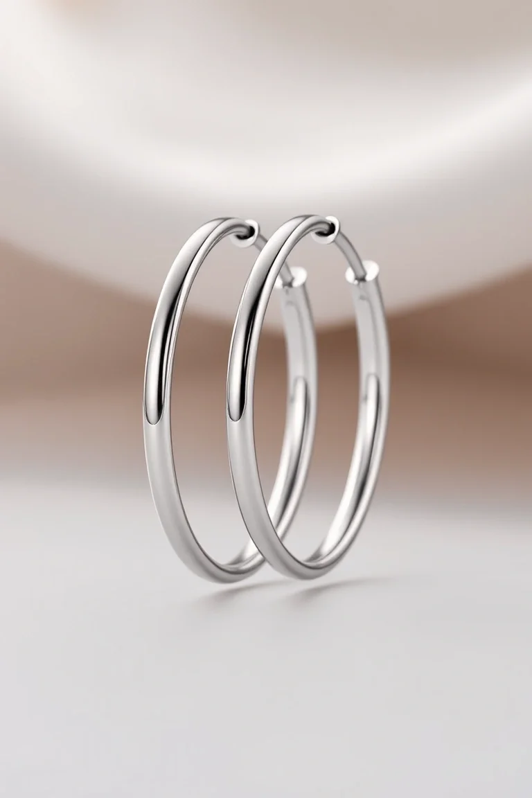 Sterling Silver Endless Hoops