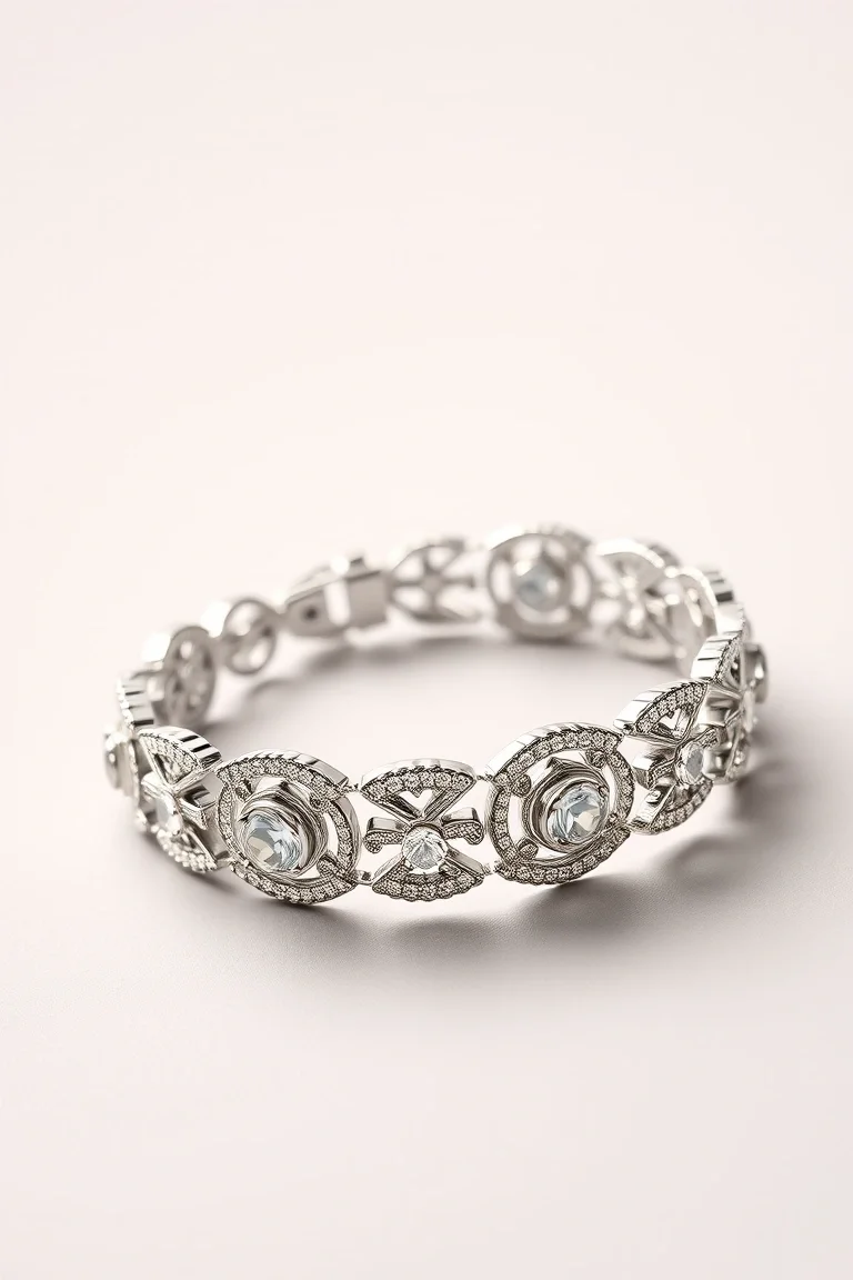 Sterling Silver Fancy Bracelet