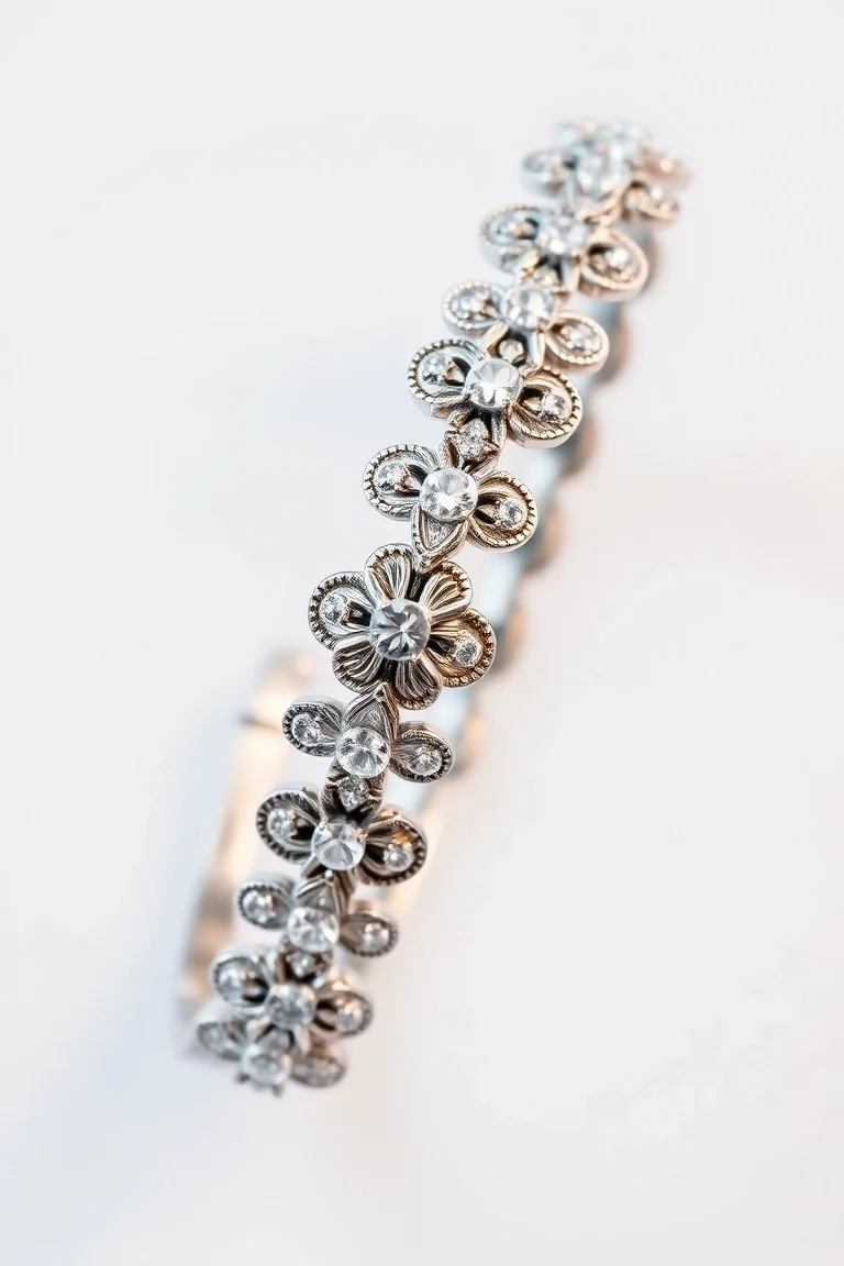 Sterling Silver Fancy Bracelet