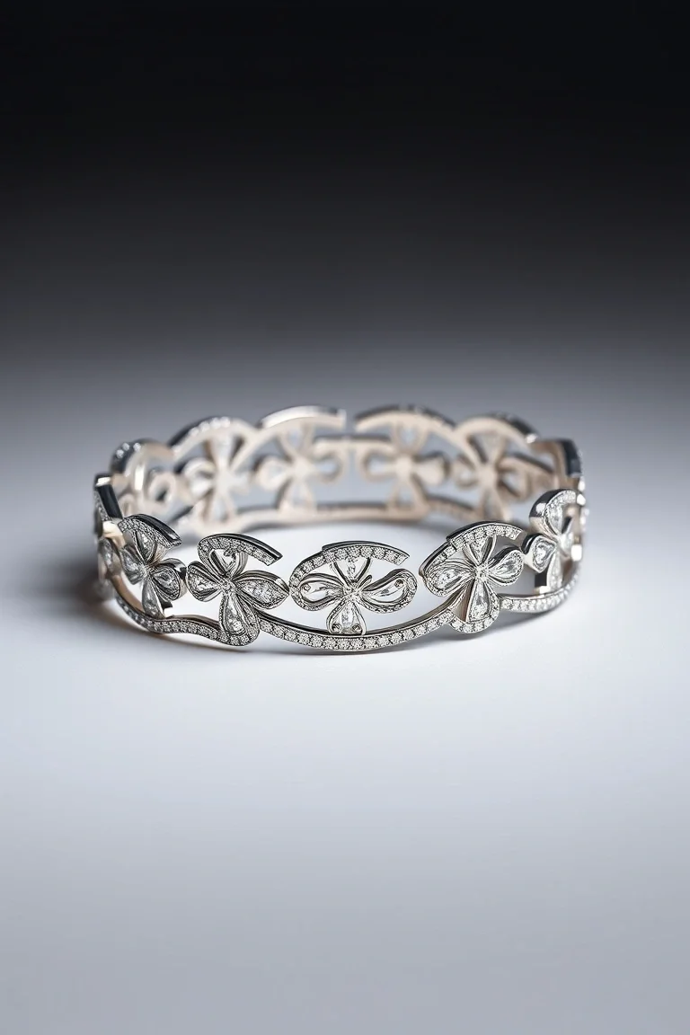 Sterling Silver Fancy Bracelet