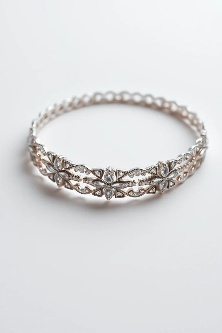 Sterling Silver Fancy Bracelet