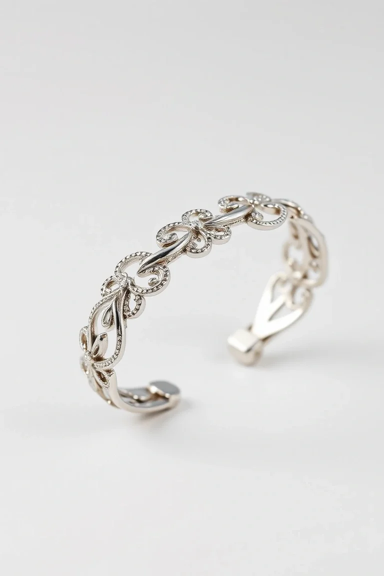 Sterling Silver Fancy Bracelet