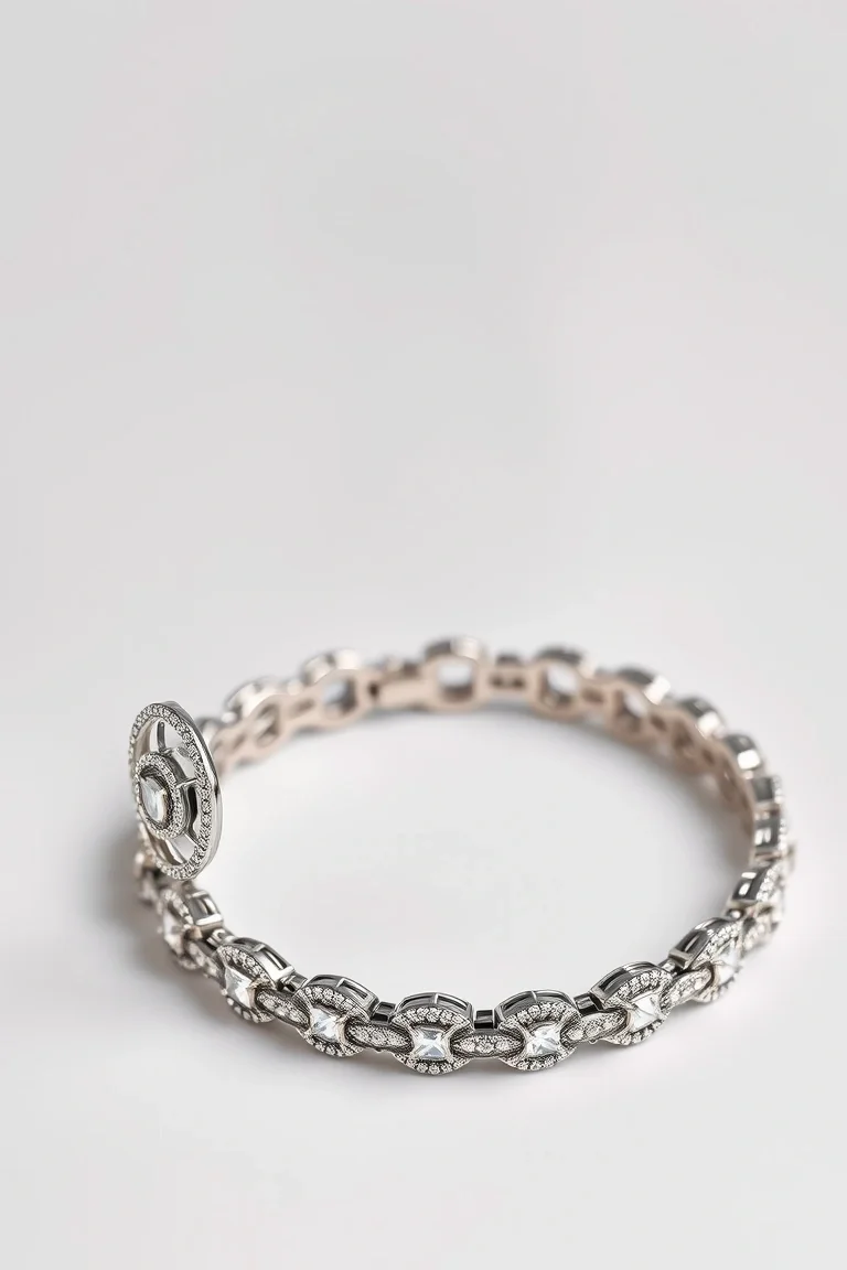 Sterling Silver Fancy Bracelet