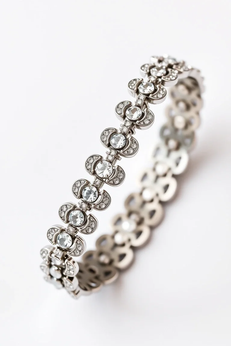 Sterling Silver Fancy Bracelet