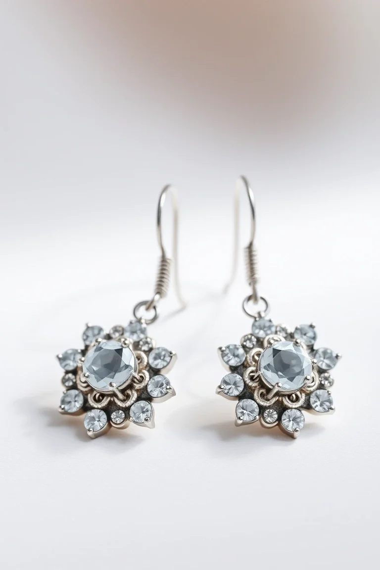 Sterling Silver Fancy Earrings