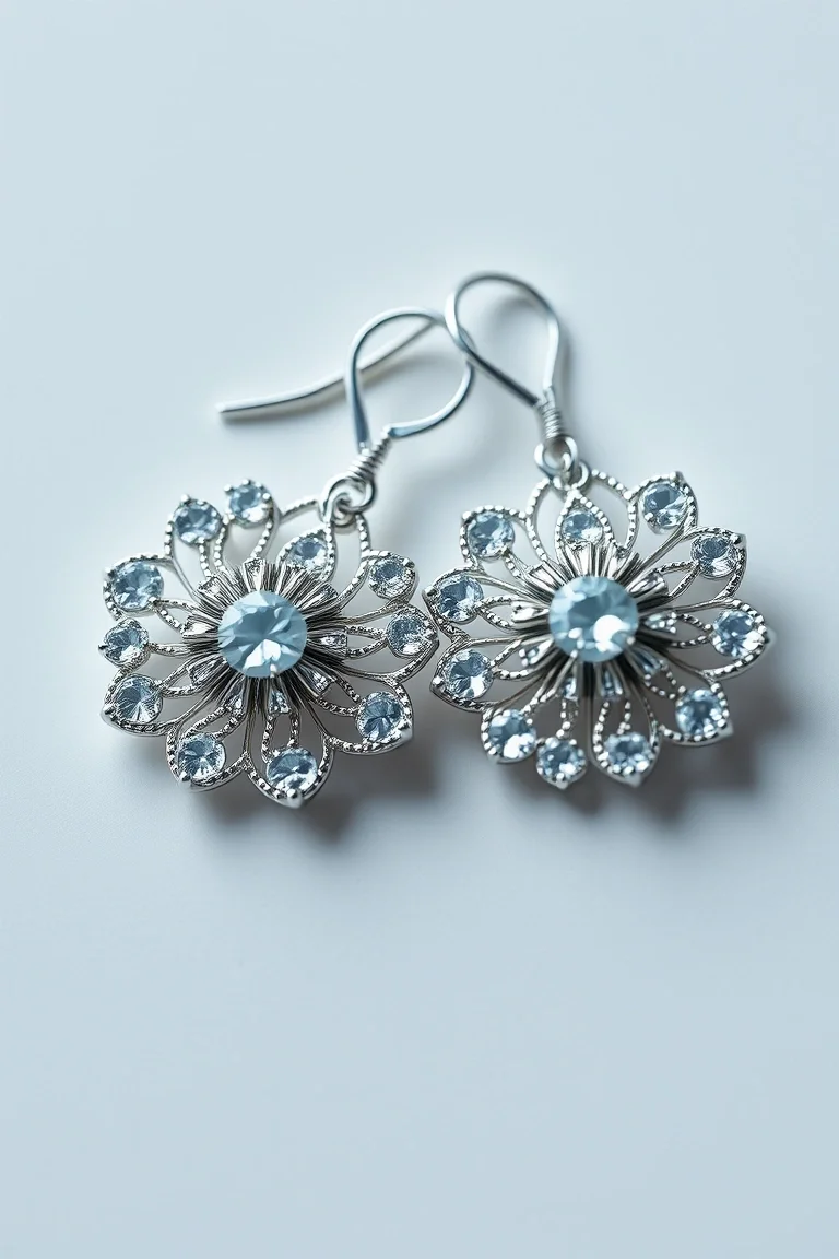 Sterling Silver Fancy Earrings