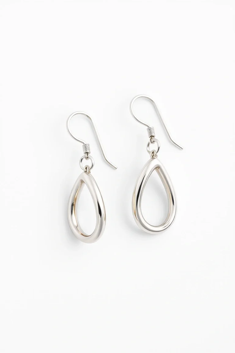 Sterling Silver Fancy Tube Earrings
