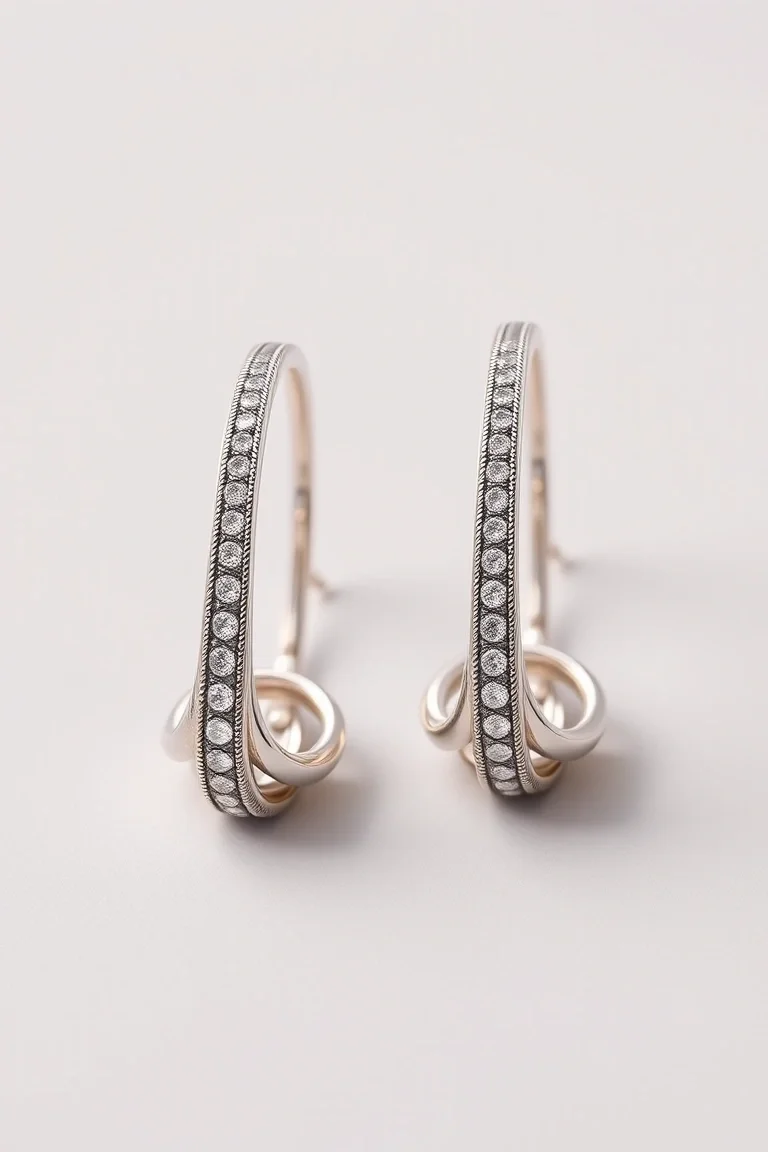 Sterling Silver Fancy Tubes