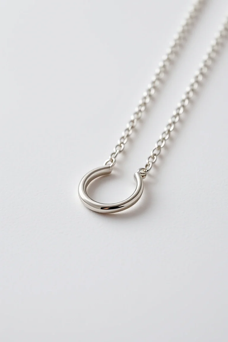 Sterling Silver Figaro Chain 18 In.