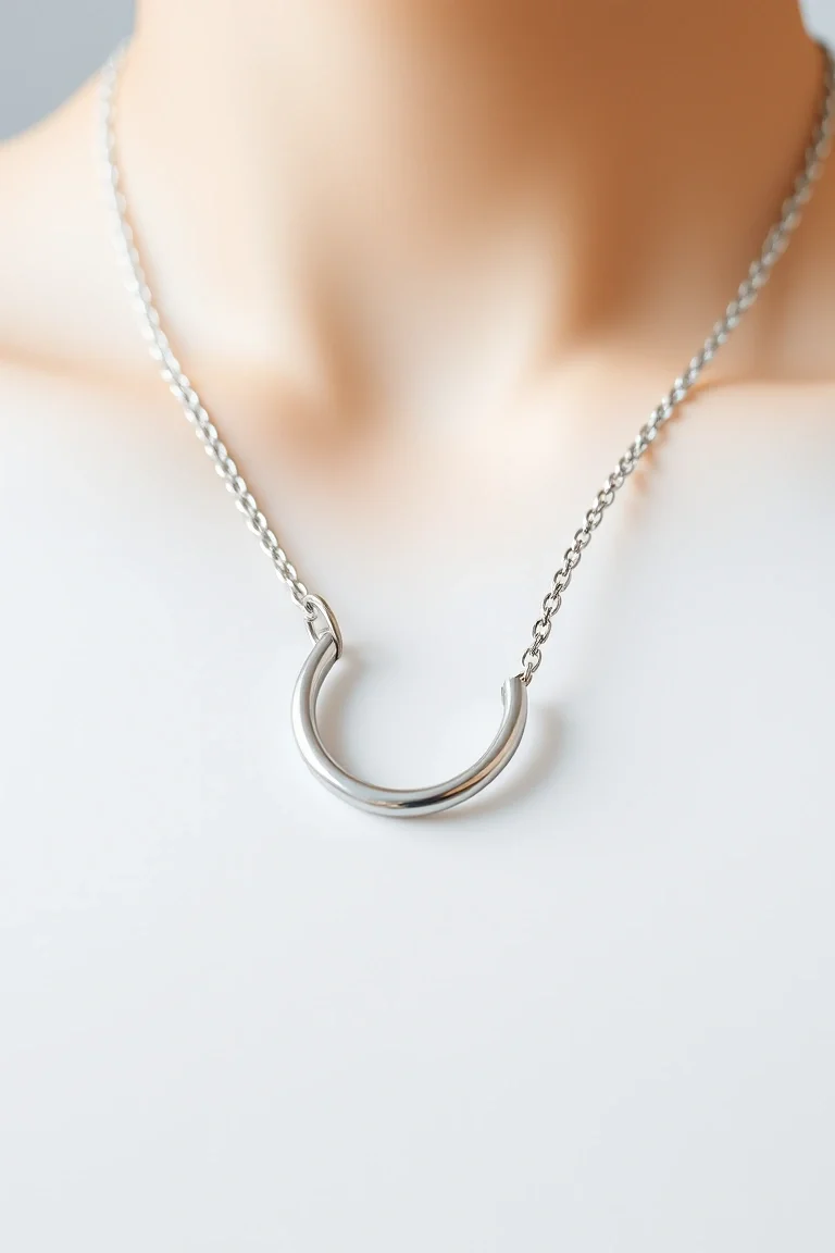 Sterling Silver Figaro Chain 20 In.