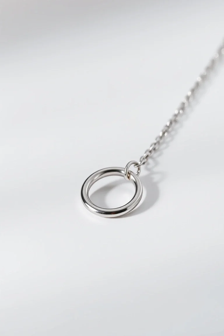 Sterling Silver Figaro Chain 22 In.
