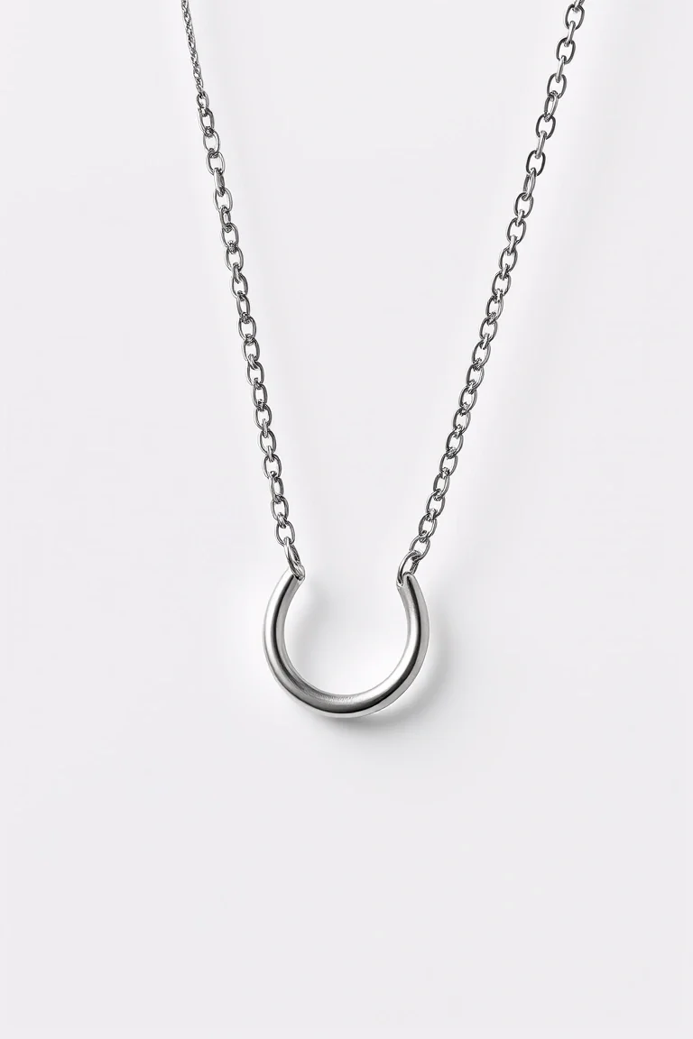 Sterling Silver Figaro Chain 22 In.