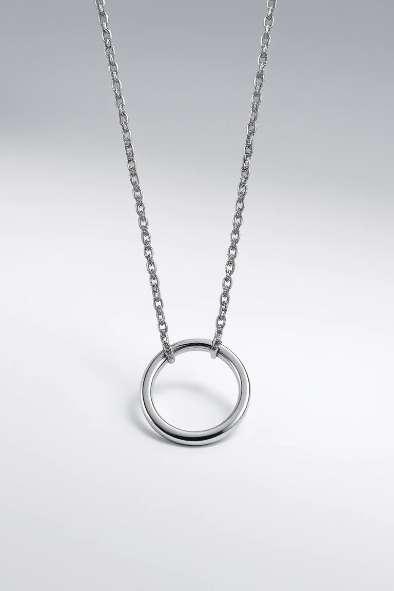 Sterling Silver Figaro Chain 22 In.