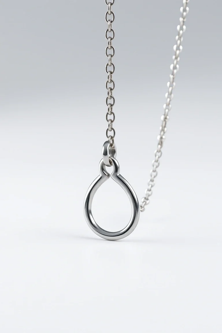 Sterling Silver Figaro Chain 24 In.
