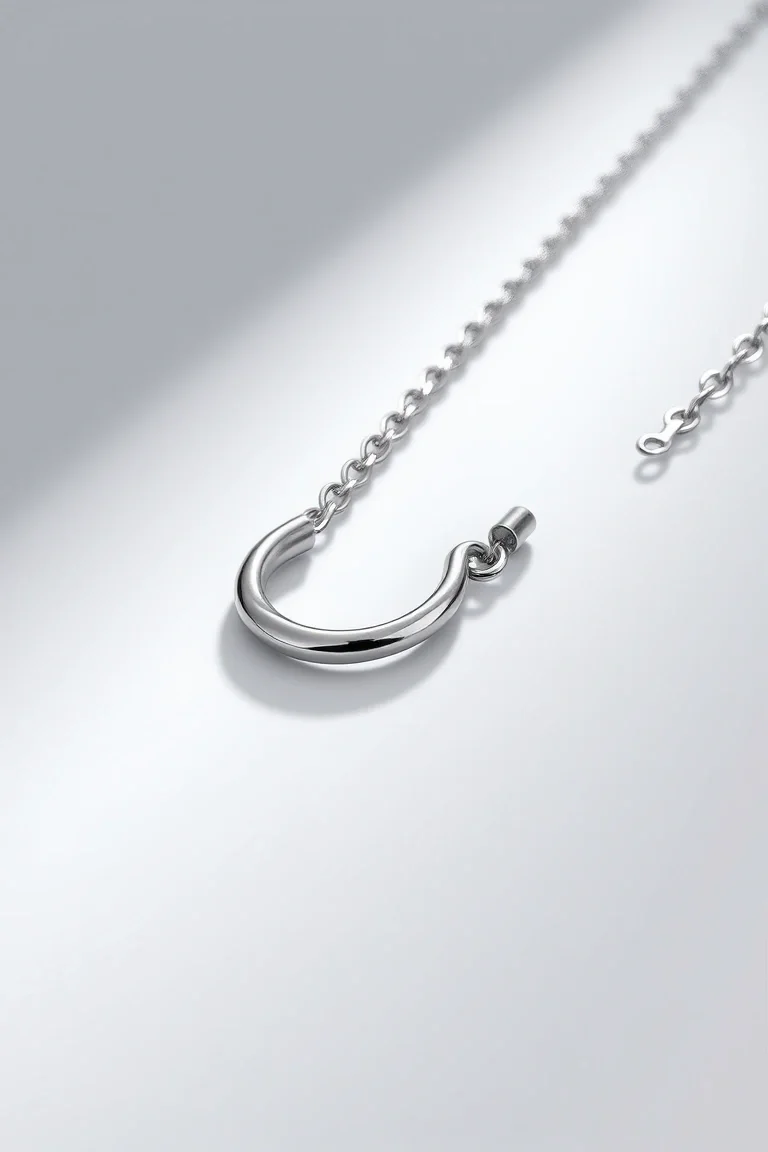 Sterling Silver Figaro Chain 24 In.
