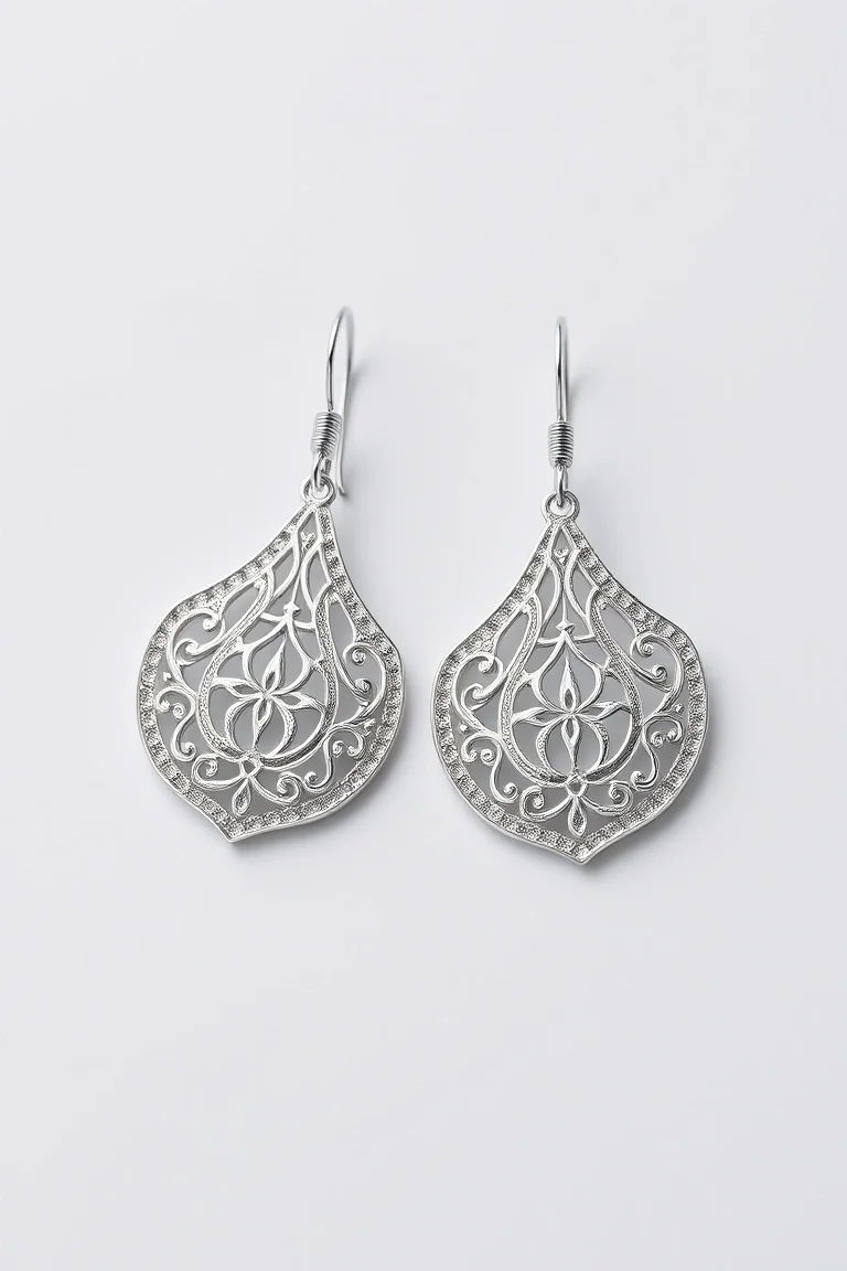 Sterling Silver Filigree Earrings