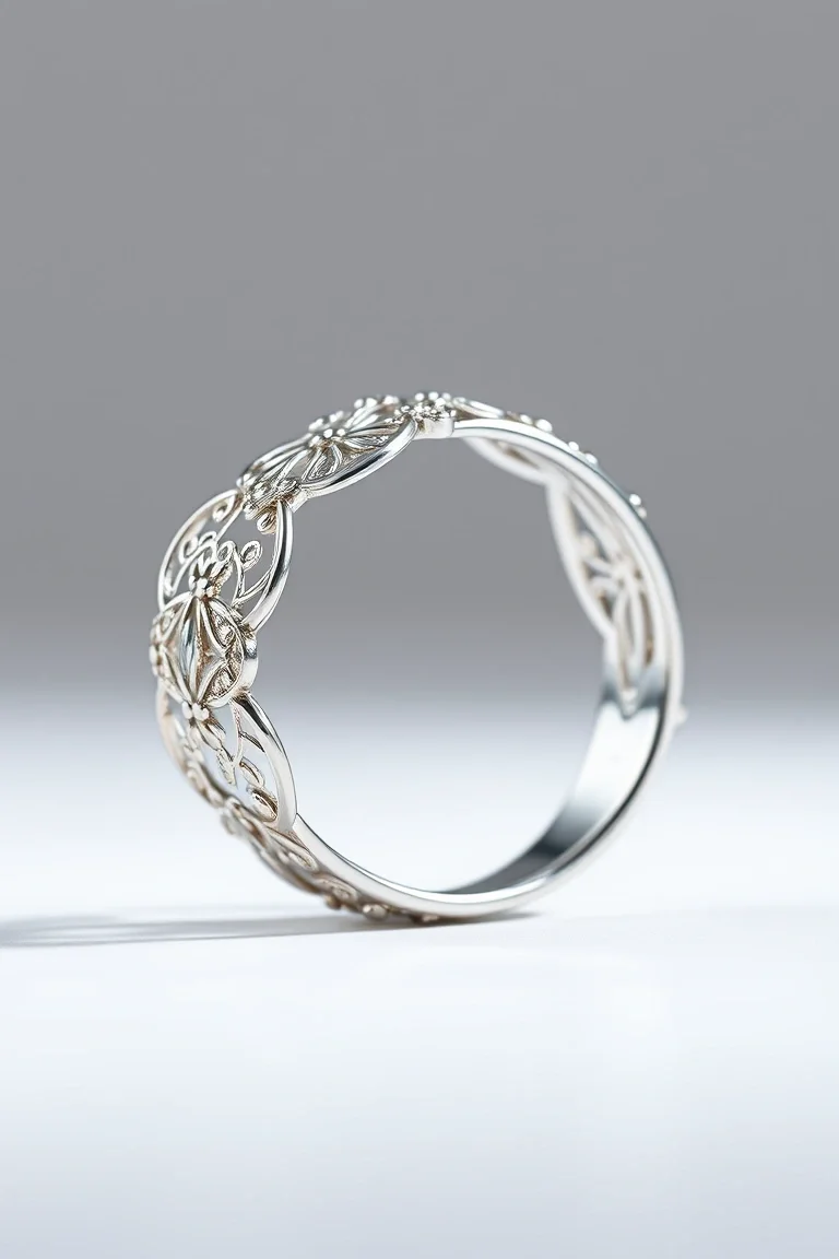 Sterling Silver Filigree Ring