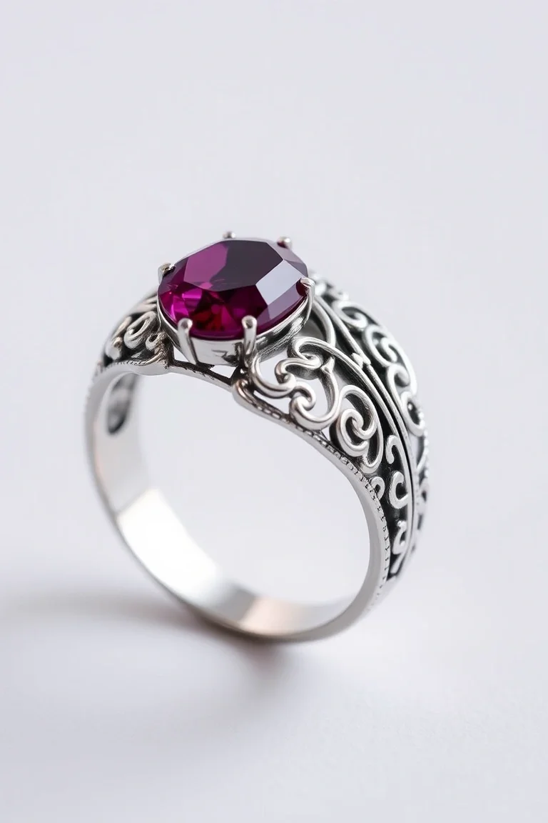 Sterling Silver Filigree Ring