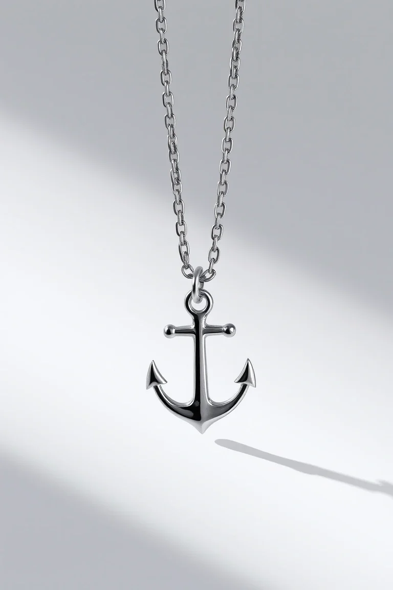 Sterling Silver Flat Anchor Chain 20 In.