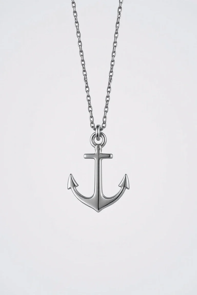 Sterling Silver Flat Anchor Chain 24 In.