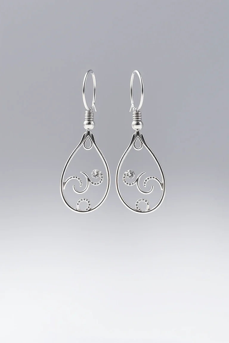 Sterling Silver French Wire Earrings