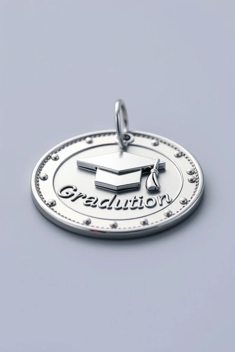 Sterling Silver Graduation Disc
