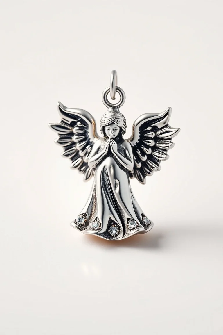 Sterling Silver Guardian Angel