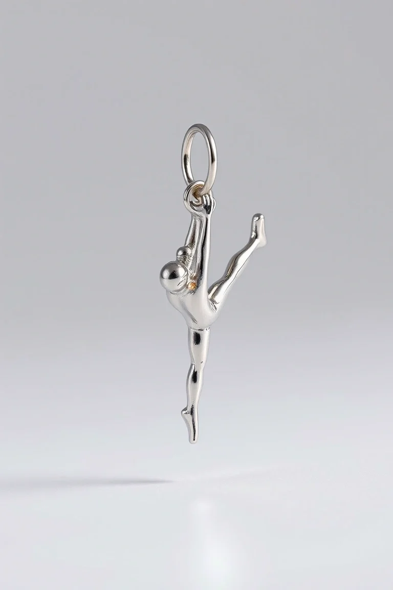 Sterling Silver Gymnast