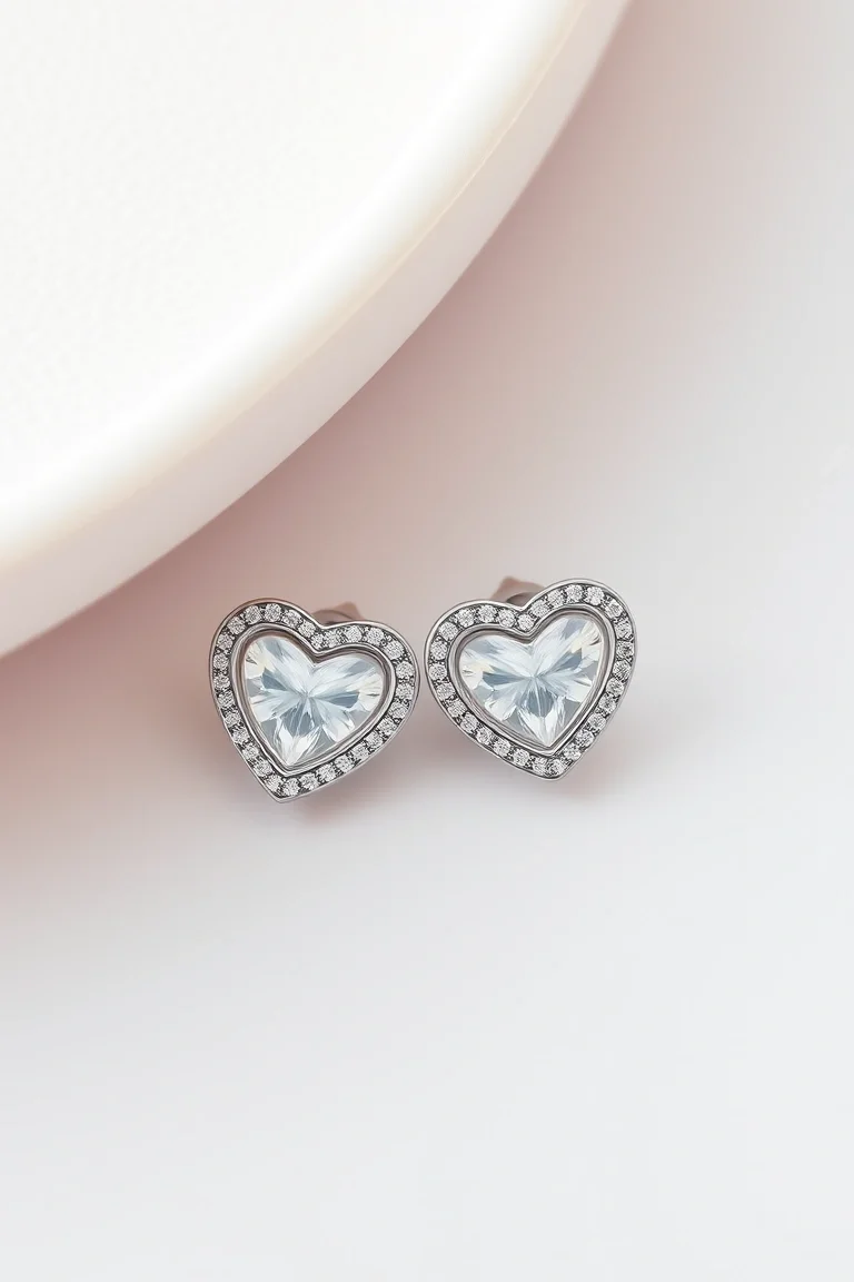 Sterling Silver Heart Earrings