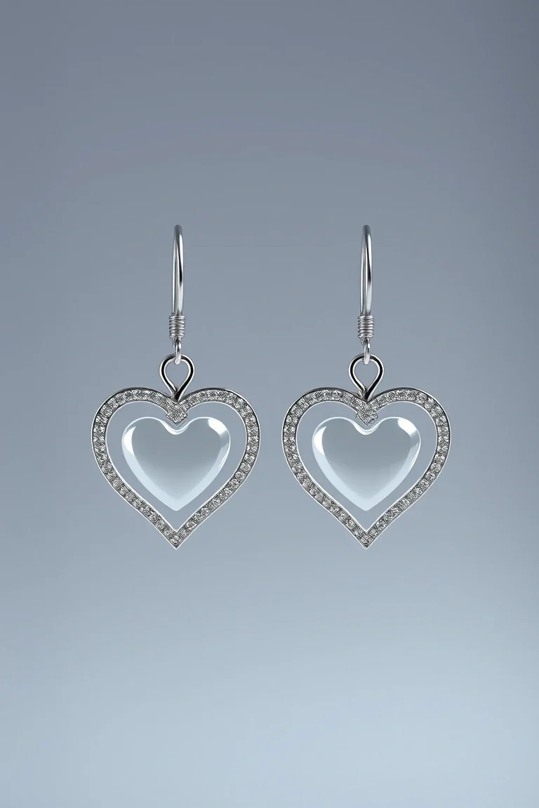 Sterling Silver Heart Earrings
