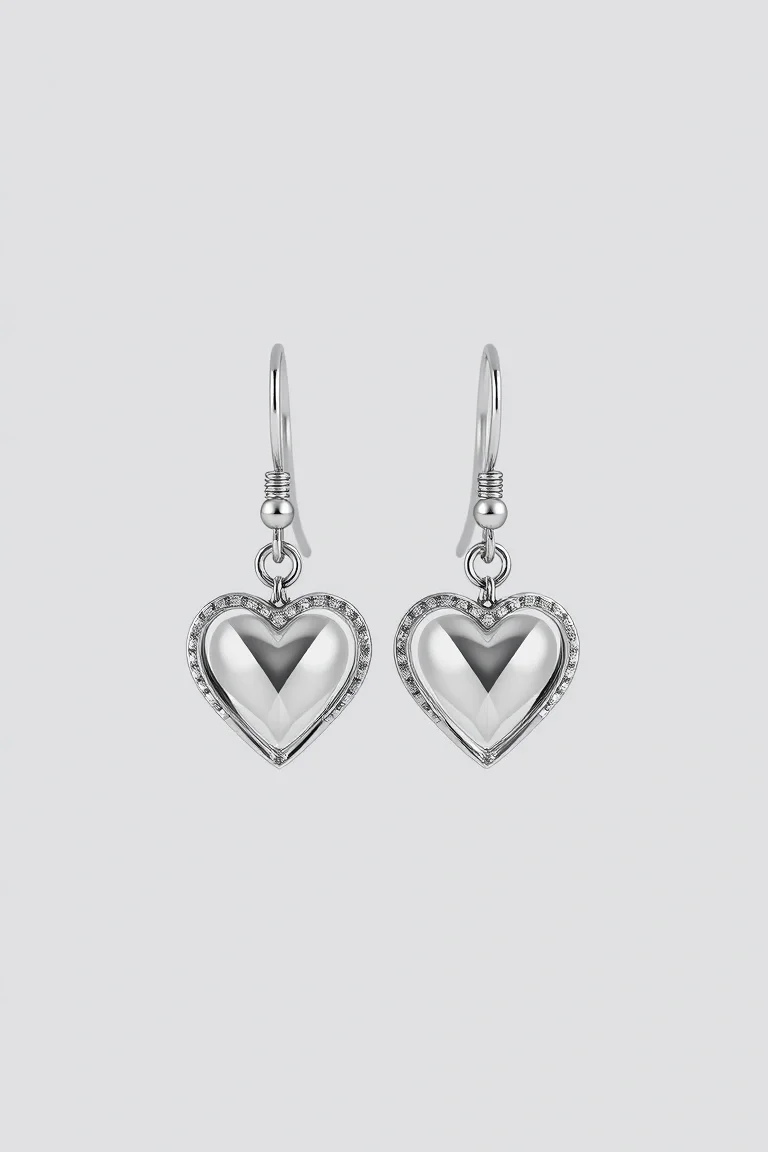 Sterling Silver Heart Earrings