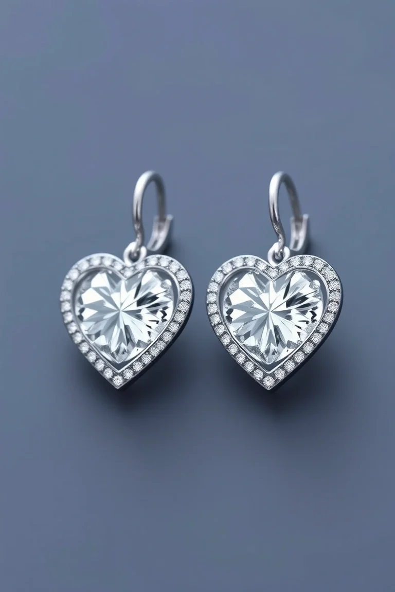 Sterling Silver Heart Earrings