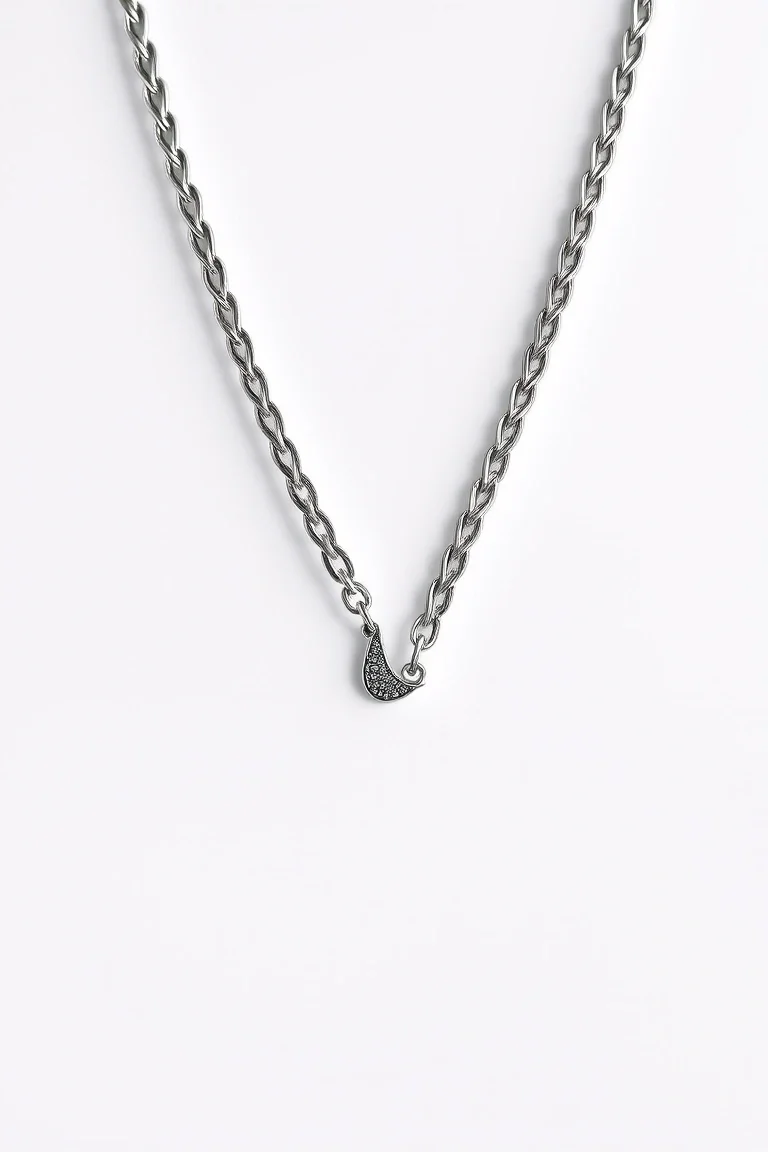 Sterling Silver Herringbone Chain 16 In.