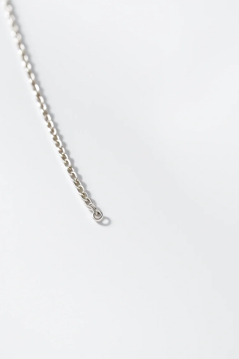 Sterling Silver Herringbone Chain 18 In.