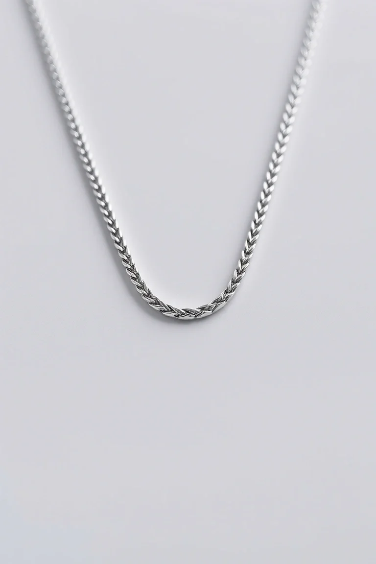 Sterling Silver Herringbone Chain 20 In.
