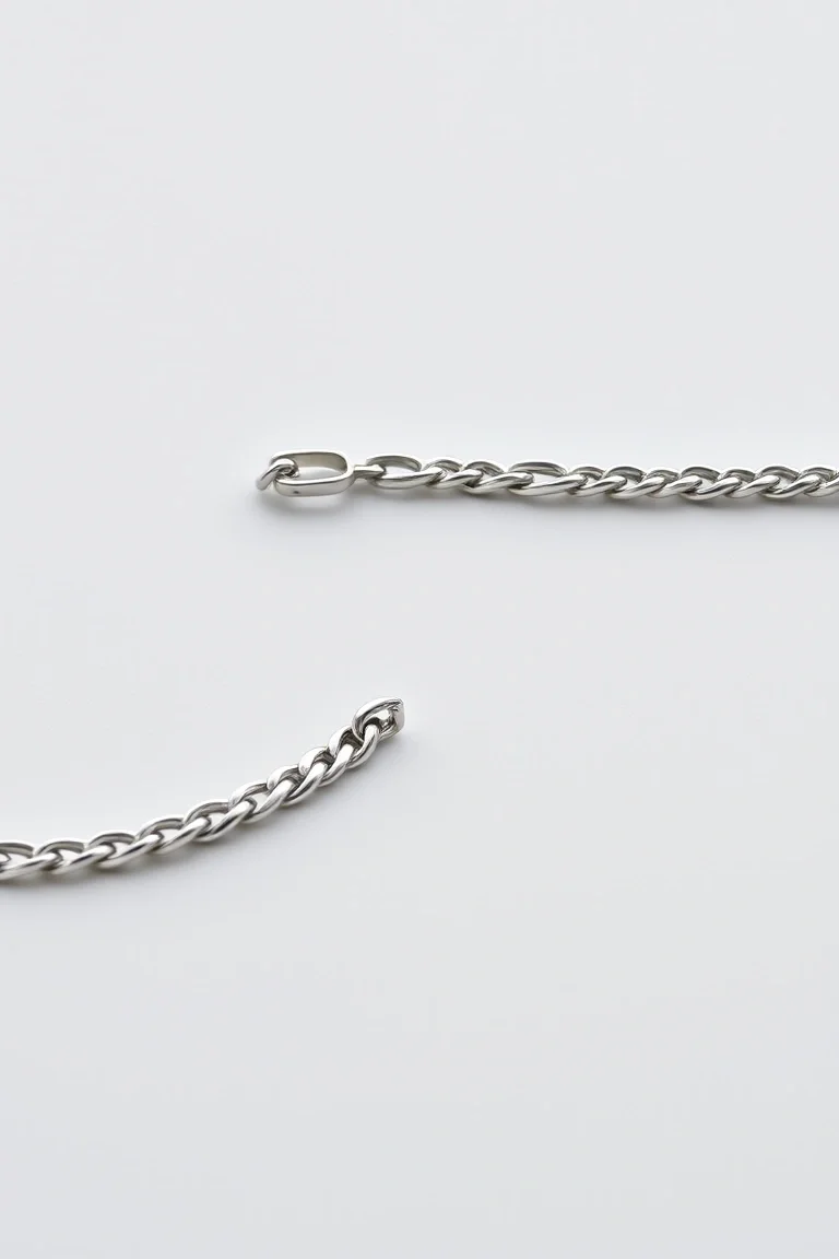 Sterling Silver Herringbone Chain 24 In.
